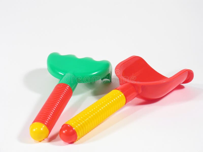 Toy Rake And Shovel Picture. Image 17496