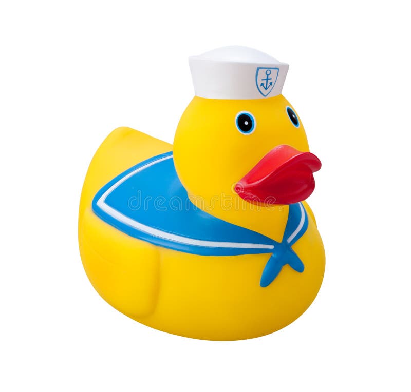 Toy Rubber Duck isolated stock photo