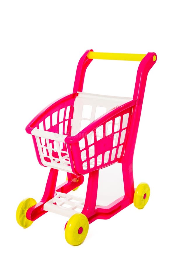 A toy shopping trolley stock image. Image of plastic 90337869