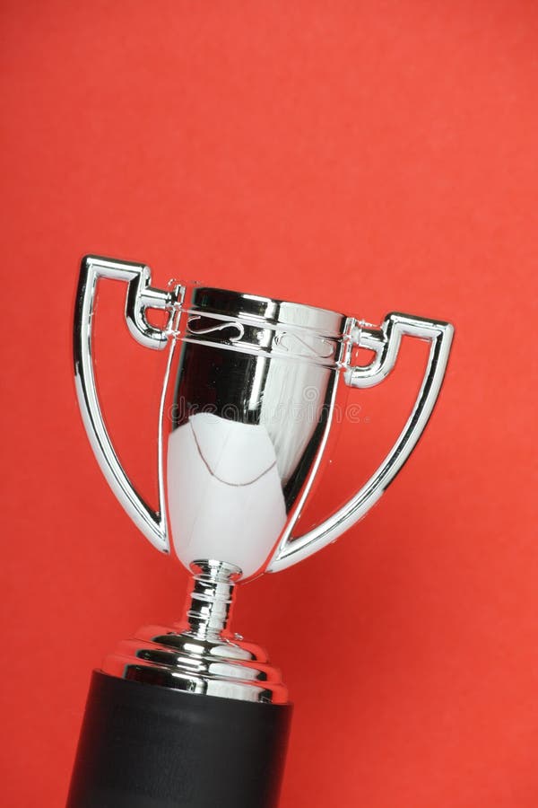 Toy Silver Trophy Cup fotografia stock Toy Silver Trophy Cup fotografia stock