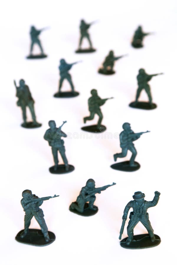 The group of toy soldiers stock photo. Image of group 27058624
