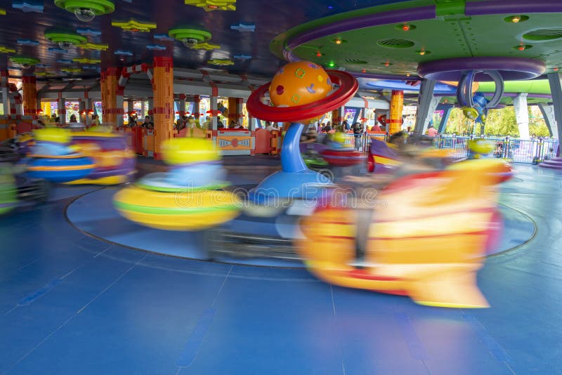 Toy Story Land, Disney World, Reise, ausländische Untertassen lizenzfreie stockbilder Toy Story Land, Disney World, Reise, ausländische Untertassen lizenzfreie stockbilder