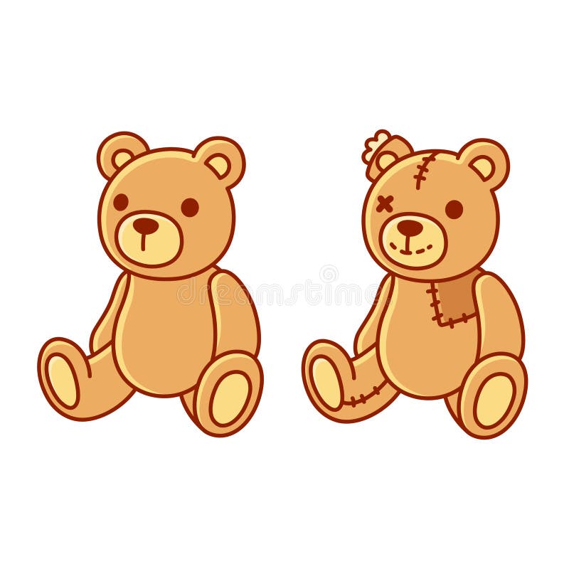 wallpapers Cute Drawing Teddy Bear Cartoon toy teddy bear stock vector