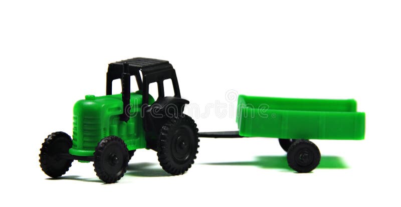 Toy tractor with cart