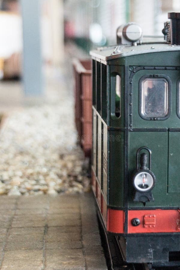 Toy train on track stock image. Image of color, children 84656885