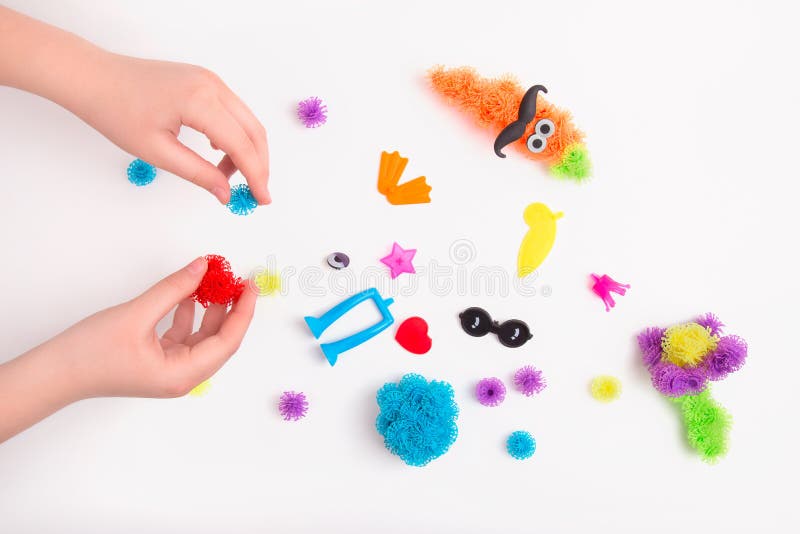 Toy Velcro In The Hands Of A Child Stock Image Image of creative