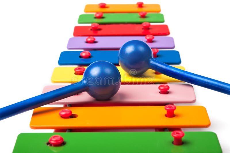 Toy xylophone stock image. Image of learn, play, notes 31060287