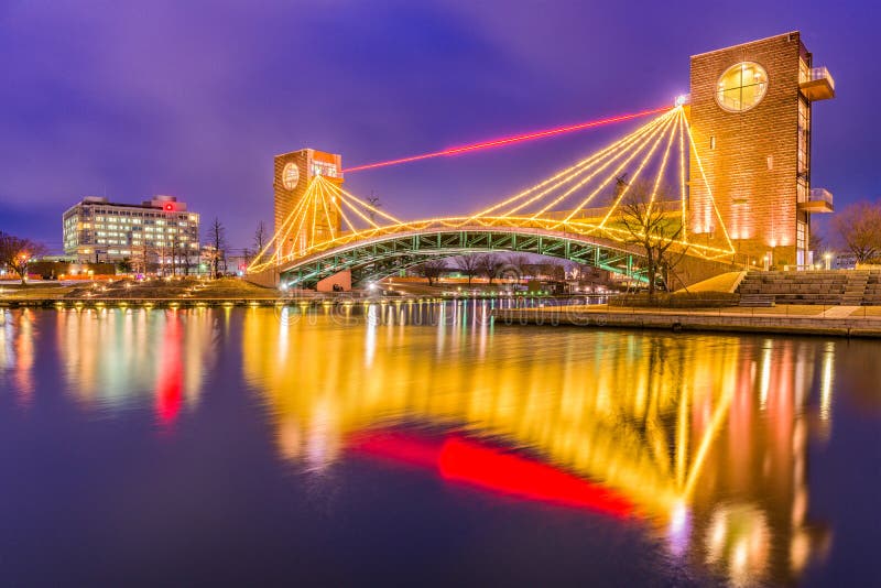 Toyama, Japan Park and Bridge