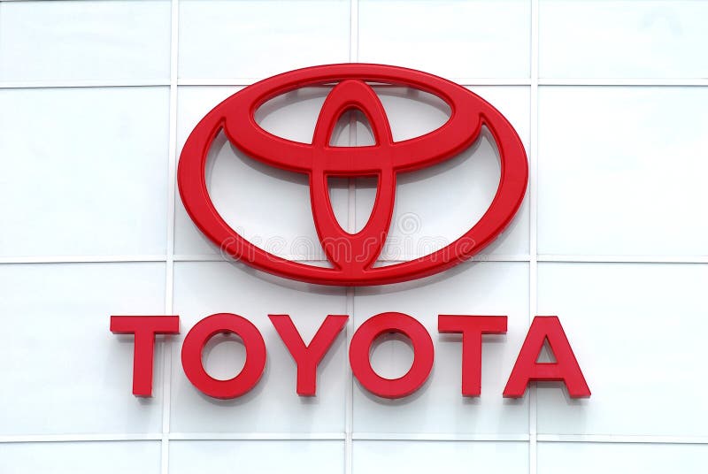Toyota Brand logo editorial photography. Image of horizontal 20321892