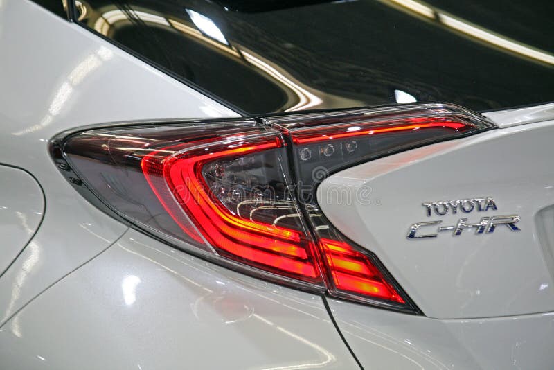 Toyota C-HR, tylna strona obrazy royalty free Toyota C-HR, tylna strona obrazy royalty free