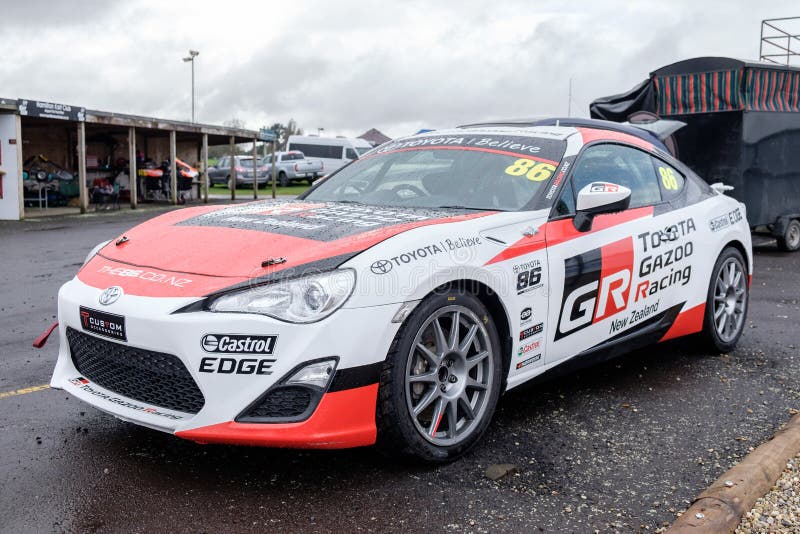 Toyota GT-86 Gazoo Racing car on display stock photo Toyota GT-86 Gazoo Racing car on display stock photo