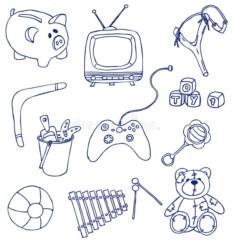 Doodle Video Games Royalty-Free Images, Stock Photos & Pictures