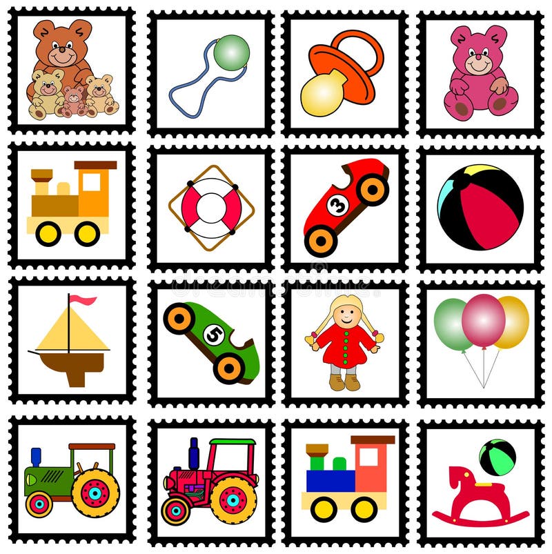 Toys stamps