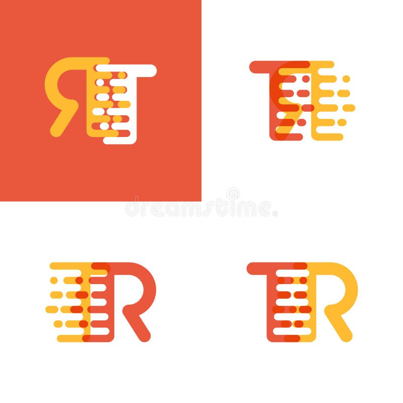 TR beschriftet Logo mit Orange und Gelb der Akzentgeschwindigkeit weich