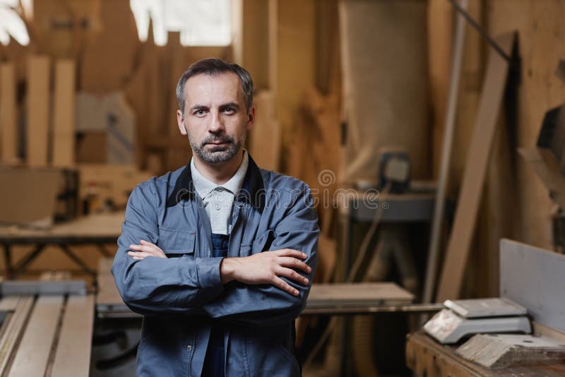Trabajador de fábrica imagen de archivo libre de regalías