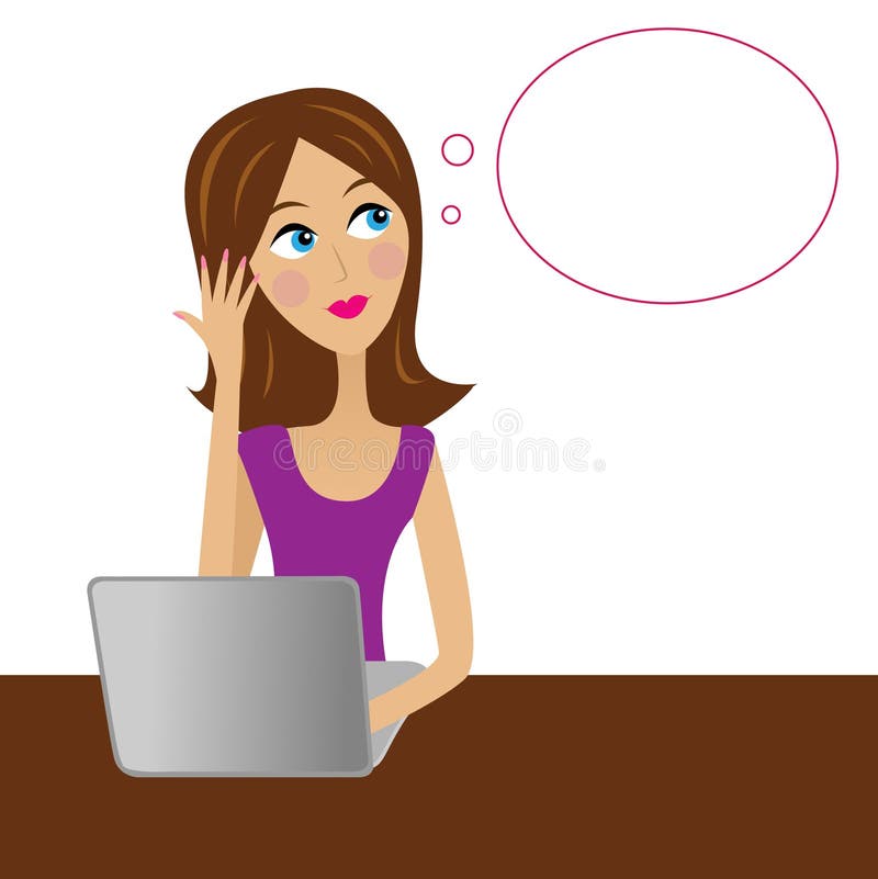 Trabajo de la mujer de negocios en sueño de la oficina libre illustration Trabajo de la mujer de negocios en sueño de la oficina libre illustration