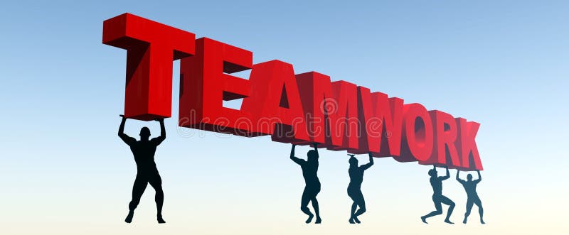 This is a conceptual image of teamwork. This is a conceptual image of teamwork.