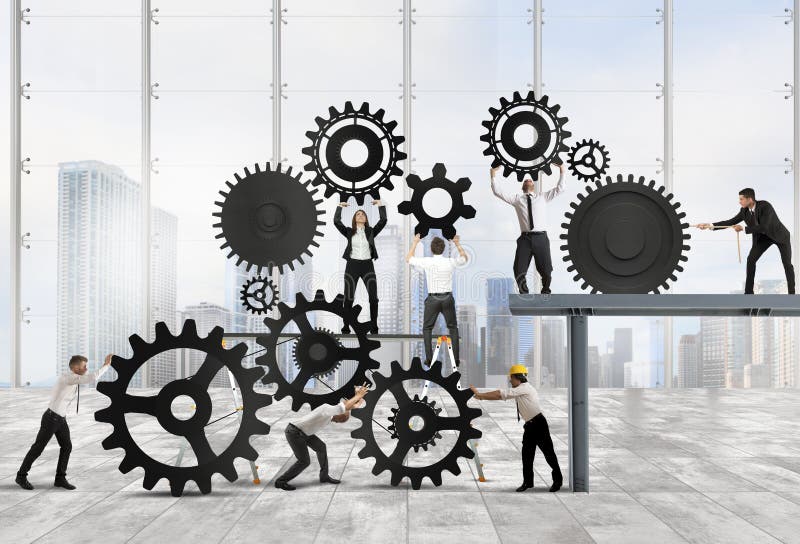 Download Trabajo En Equipo De Empresarios Imagen de archivo - Imagen de potencia, carrera: 77888799