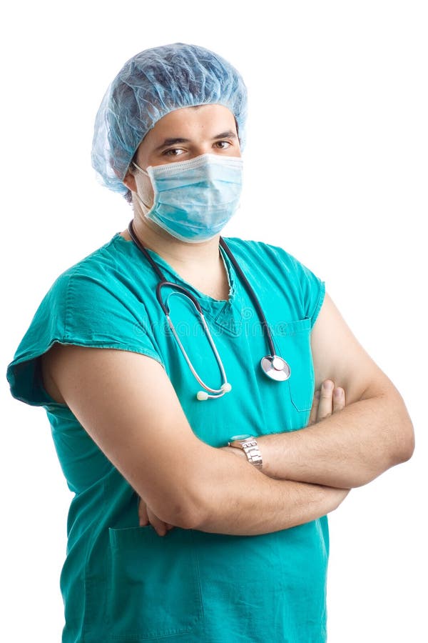 Trabalhador do hospital imagem de stock royalty free Trabalhador do hospital imagem de stock royalty free
