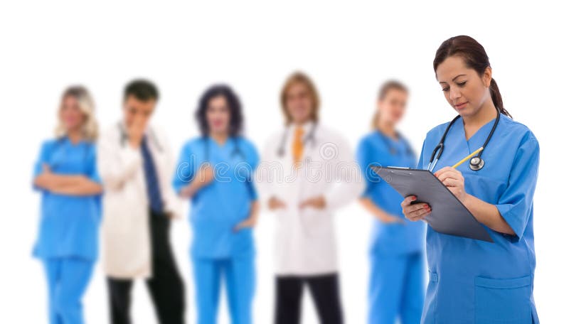 Trabalhos de equipa médicos foto de stock royalty free Trabalhos de equipa médicos foto de stock royalty free
