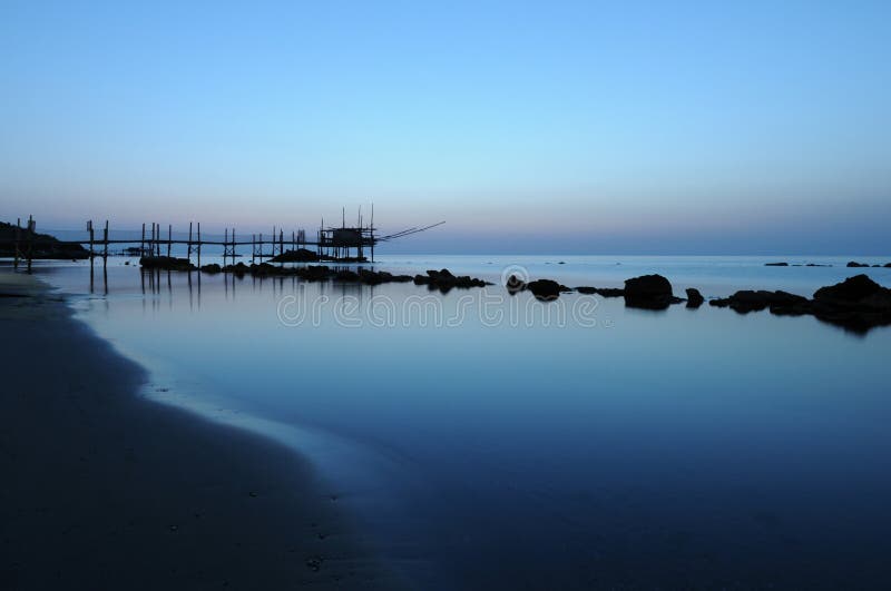 Trabocco into the sunset