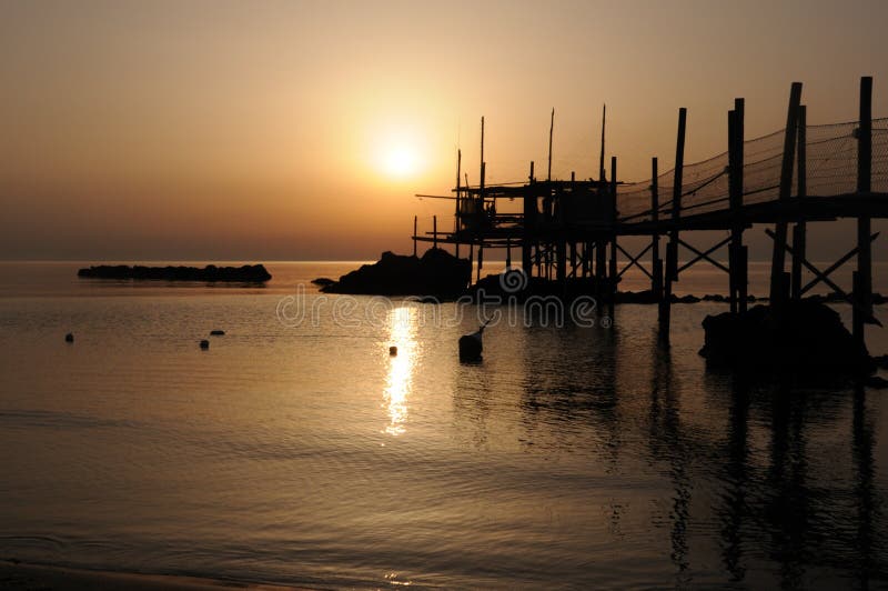 Trabocco into the sunset