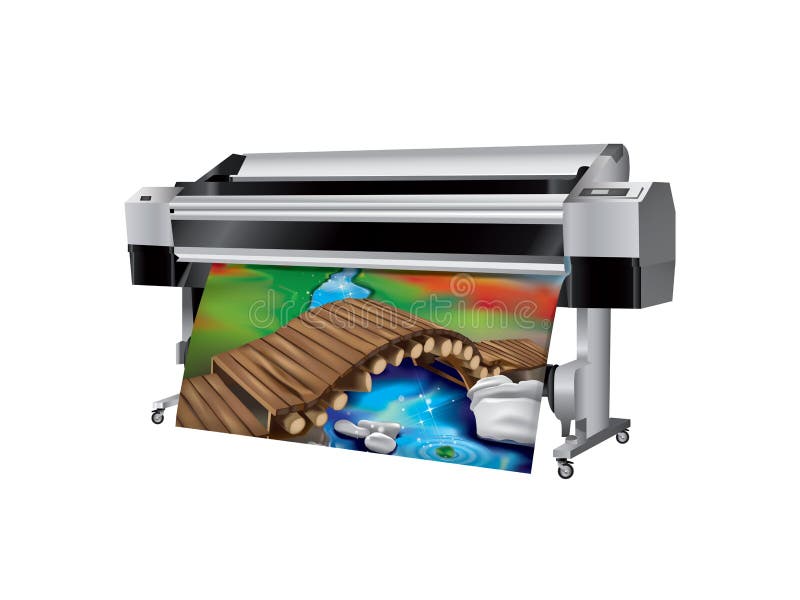 Tracciatore con il ponticello di legno royalty illustrazione gratis