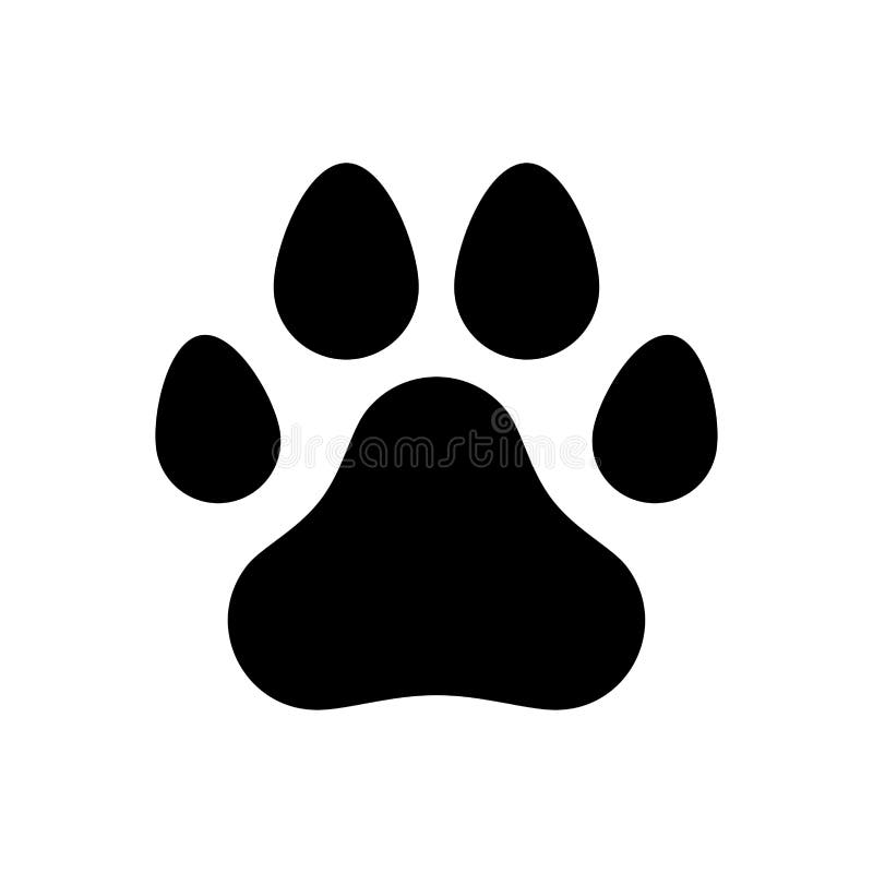Dog Paw Outline Stock Illustrations – 21,625 Dog Paw Outline Stock  Illustrations, Vectors & Clipart - Dreamstime