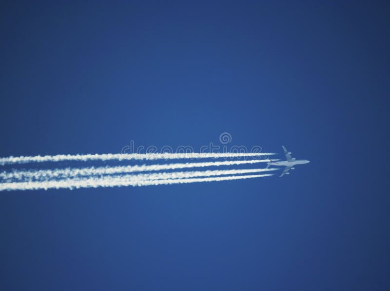 Trace of the sky royalty free stock photos