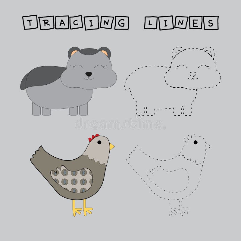 Tracing lines royalty free illustration