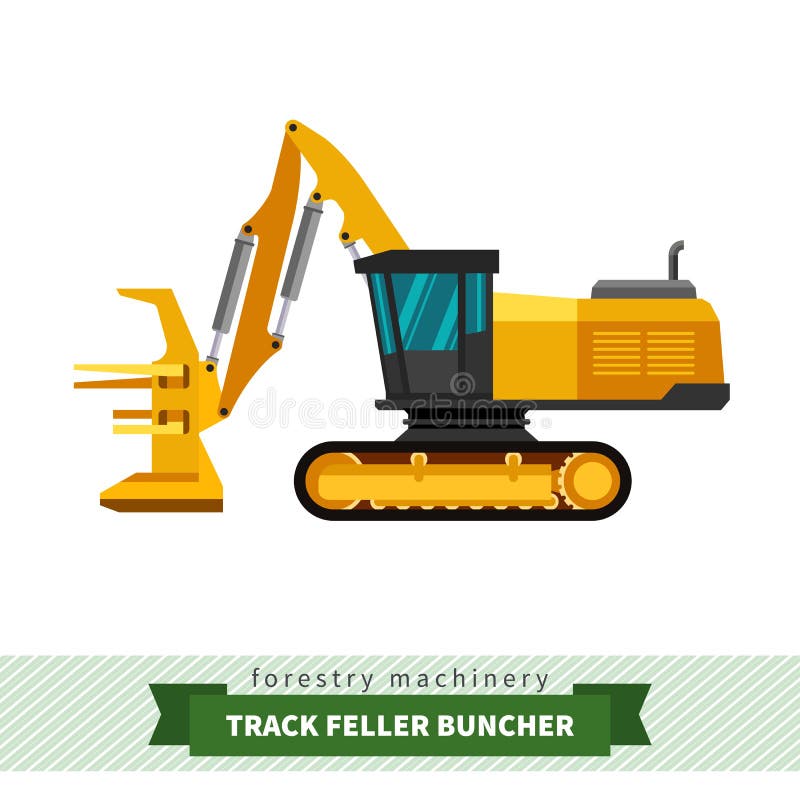 Track feller buncher