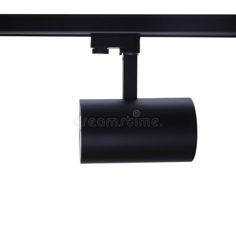 Track Lighting Isolated on a White Background Stock Illustration