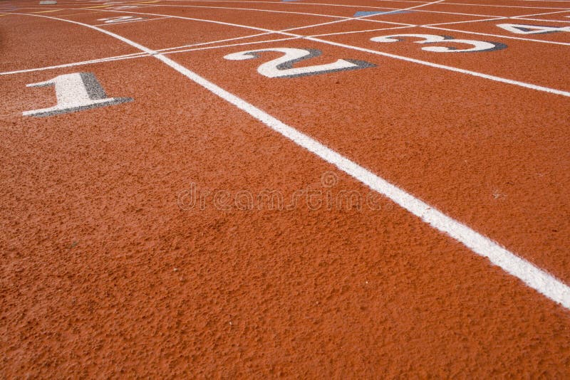 Track numbers on Red Field