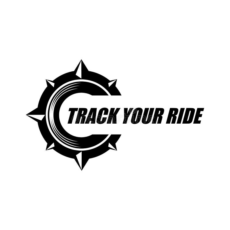 Track Your Ride Compass Logo Vector Stock Vector Illustration of