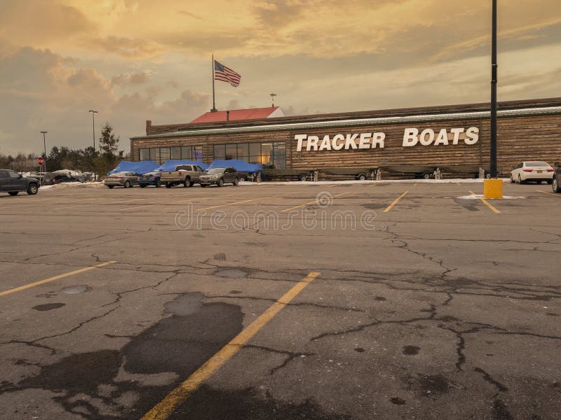 Tracker Boat Center royalty free stock image Tracker Boat Center royalty free stock image