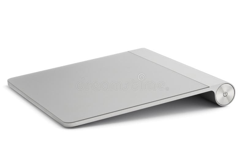 Trackpad do computador, isolado fotografia de stock Trackpad do computador, isolado fotografia de stock