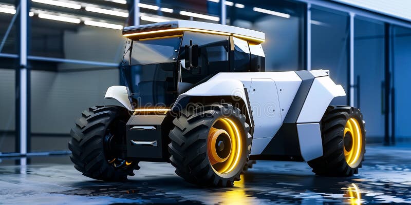 Modern Agriculture Tractor. A powerful vehicle used for various farm tasks, including plowing, tilling, planting, and transportation AI generated. Modern Agriculture Tractor. A powerful vehicle used for various farm tasks, including plowing, tilling, planting, and transportation AI generated