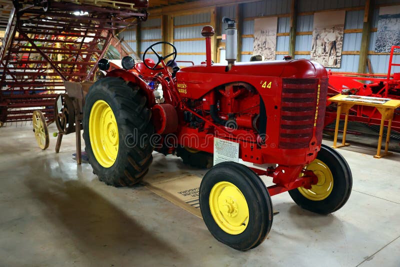 Tractor at the Canadian Potato Museum and Antique Farm Machinery Museum