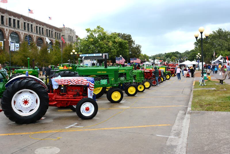 Tractor Display Iowa State Fair Editorial Photo Image of fair
