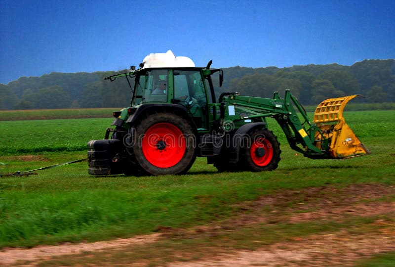 Tractor Farming stock photo. Image of field, sowing, prepare 34332