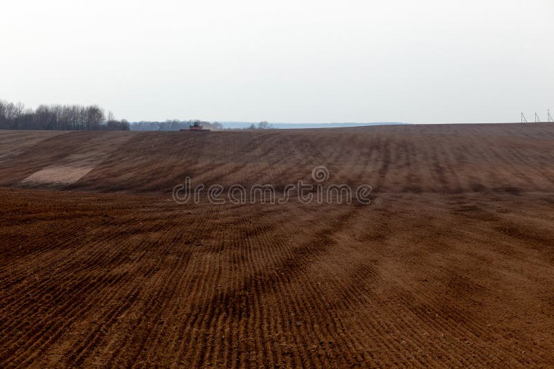 A Tractor with a Large Double Plow Stock Photo Image of soil, vehicle 271065038