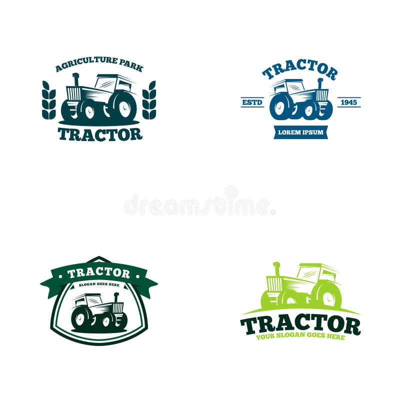 Tractor Logo Template Vector. Tractor Logo Concept. Farming Logo ...