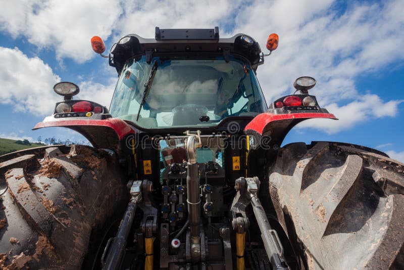 Tractor Rear Agriculture stock photo. Image of crops 28803006