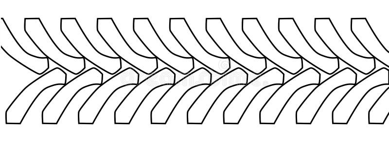 Tractor Tyre Tread Outline Background vector illustration Tractor Tyre Tread Outline Background vector illustration