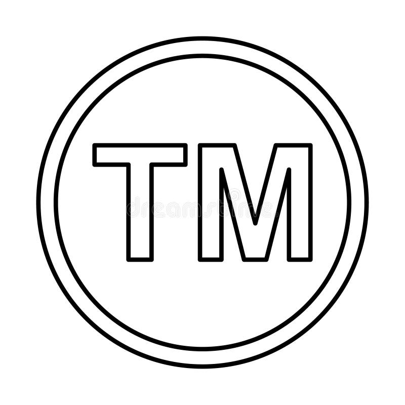 Trade Mark Icon Symbol. TM Sign Trademark Vector Black Law Stock Vector -  Illustration of business, limit: 151374512