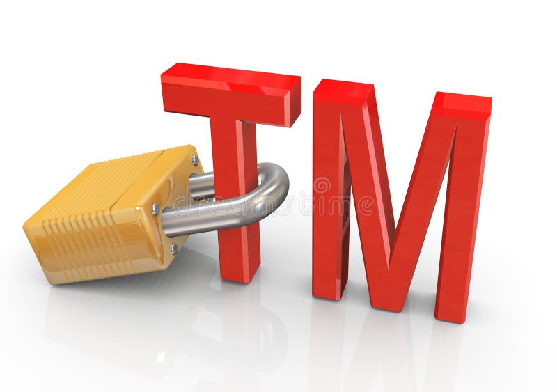 Trade mark with padlock