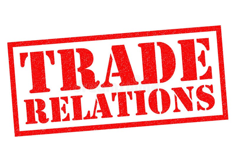 TRADE RELATIONS stock illustration. Illustration of background 86251288