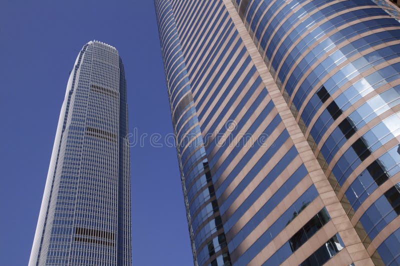 The Trade Square and International Finance Center in Central of Hong Kong. The Trade Square and International Finance Center in Central of Hong Kong.