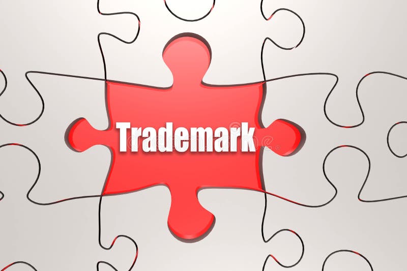 R Trademark - Puzzle Incomplete Stock Illustration - Illustration of ...