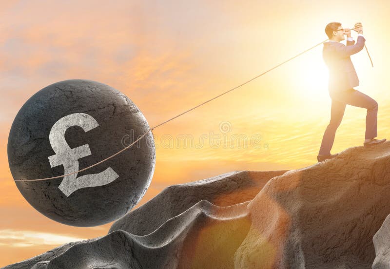The trader trading in british pound